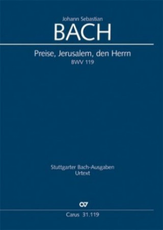 Printed items Preise, Jerusalem, den Herrn (Klavierauszug) Johann Sebastian Bach