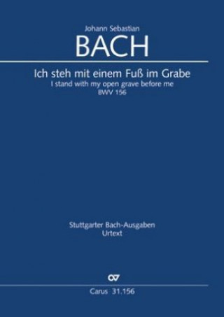 Könyv Ich steh mit einem Fuß im Grabe (Klavierauszug) Johann Sebastian Bach