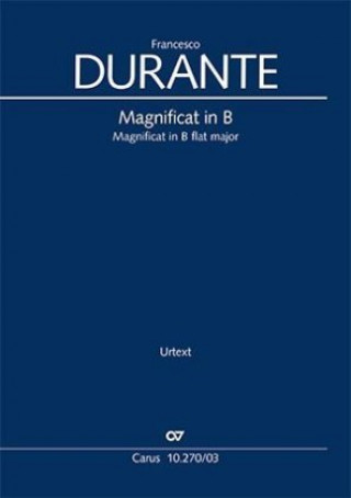 Kniha Magnificat in B (Klavierauszug) Francesco Durante