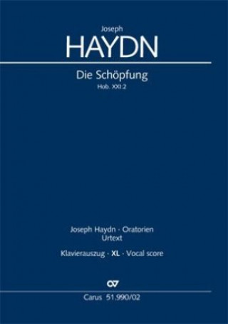 Kniha Die Schöpfung (Klavierauszug XL) Joseph Haydn