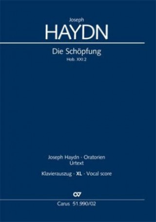 Knjiga Die Schöpfung (Klavierauszug XL) Joseph Haydn