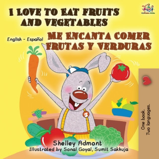 Kniha I Love to Eat Fruits and Vegetables Me Encanta Comer Frutas y Verduras Kidkiddos Books