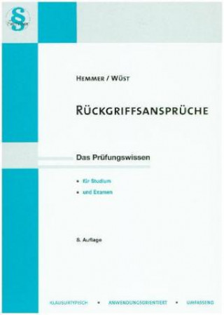 Knjiga Rückgriffsansprüche Karl-Edmund Hemmer