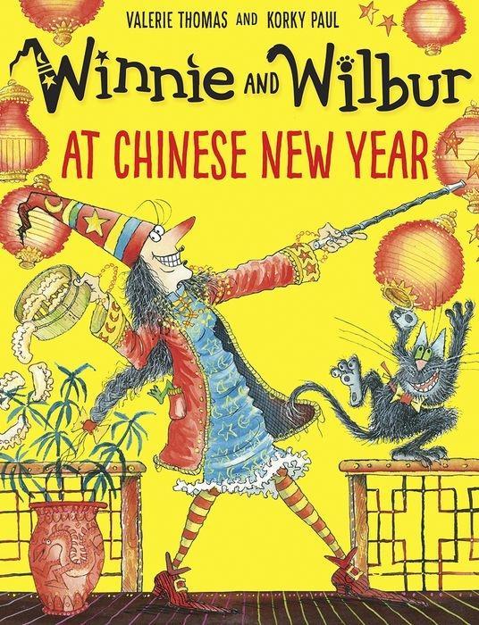 Carte Winnie and Wilbur at Chinese New Year Korky Paul