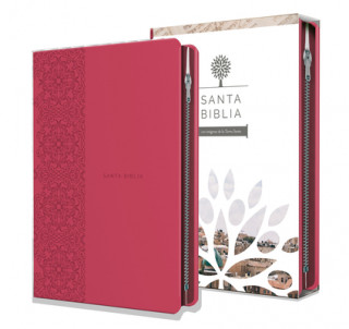 Carte Biblia Reina Valera 1960 Letra Grande. Símil Piel Fucsia, Cremallera, Tama?o Manual / Spanish Holy Bible Rvr 1960. Handy Size, Large Print, Leathersof 