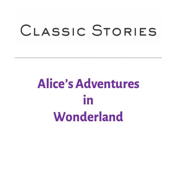 Book Alice's Adventures in Wonderland 