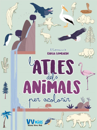 Kniha ATLES DELS ANIMALS PER ACOLORIR 