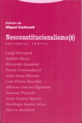 Carte Neoconstitucionalismo(s) MIGUEL CARBONELL