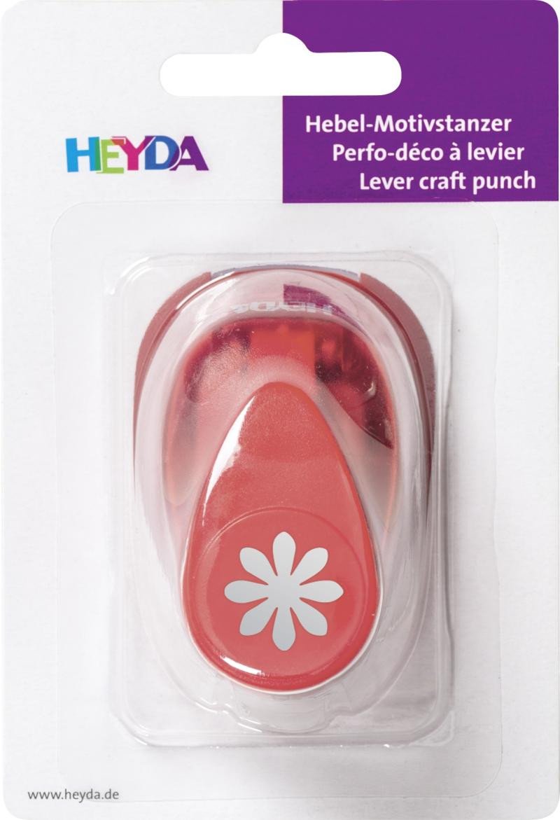 Proizvodi od papira HEYDA ozdobná děrovačka velikost S - květina 1,7 cm 