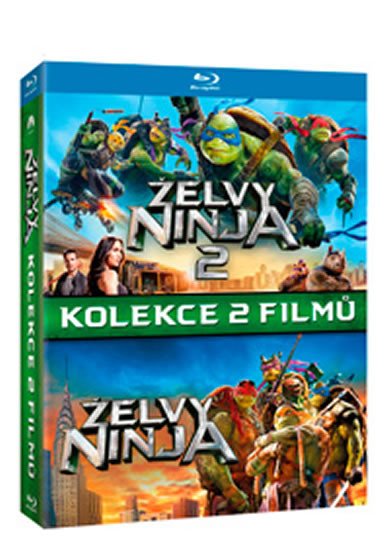Videoclip Želvy Ninja kolekce 1-2 2BD 