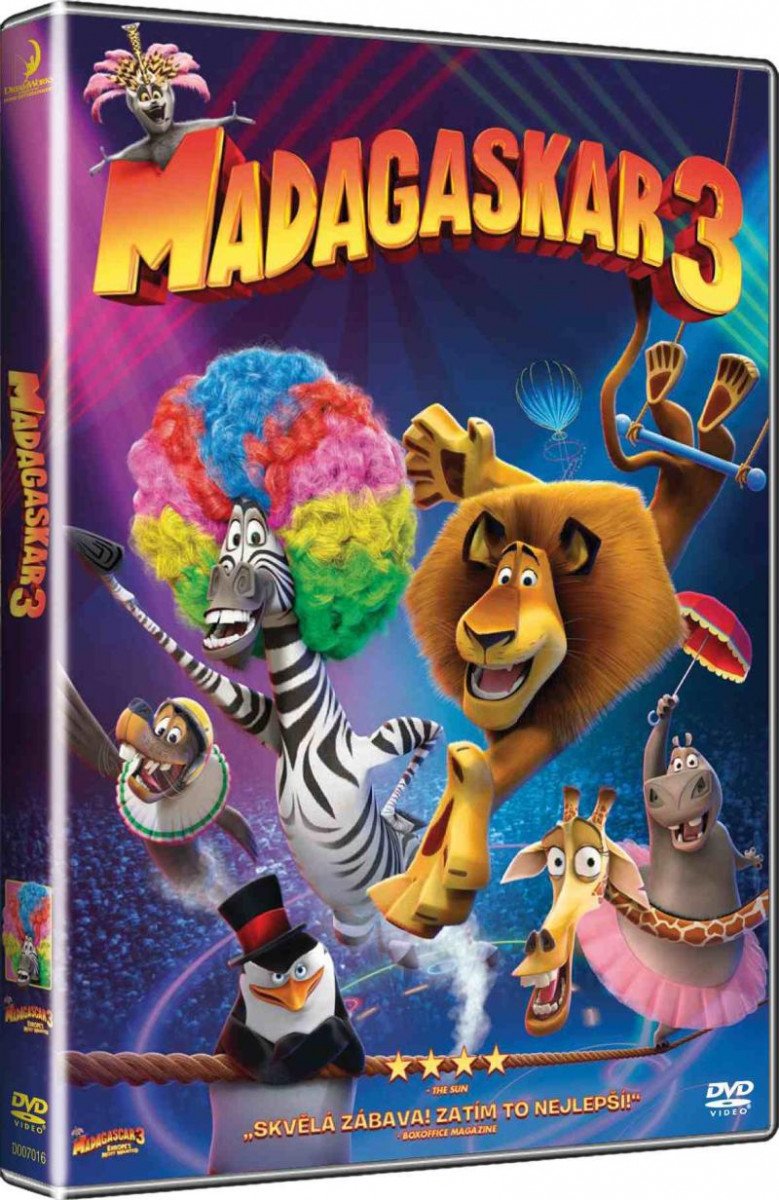 Video Madagaskar 3 DVD 