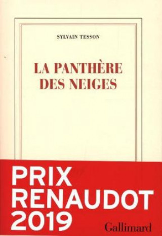 Kniha La panthere des neiges (Prix Renaudot 2019) 