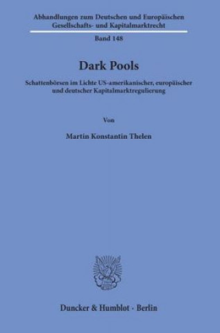 Knjiga Dark Pools Martin Konstantin Thelen