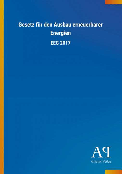 Libro Gesetz für den Ausbau erneuerbarer Energien 