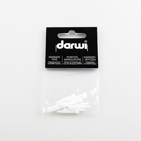Papírszerek DARWI ACRYL OPAK akrylová fixa 1 mm - náhradní hroty 10ks do fixy 