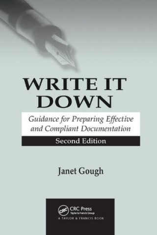 Kniha Write It Down Janet Gough