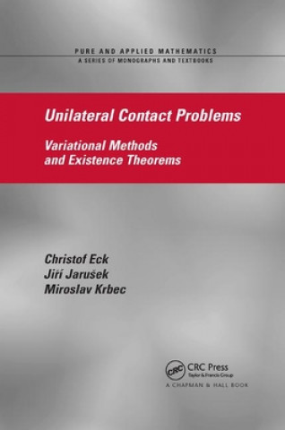 Book Unilateral Contact Problems Christof Eck