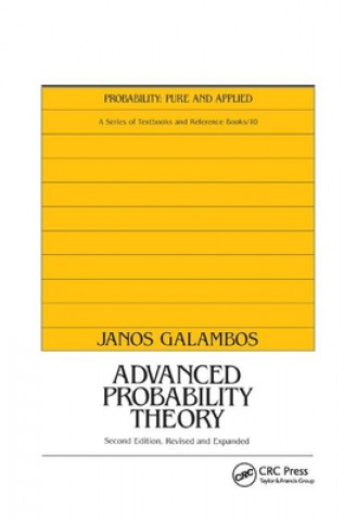 Kniha Advanced Probability Theory, Second Edition, Janos Galambos