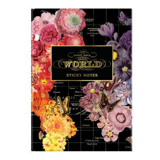 Kniha Wendy Gold Full Bloom Sticky Notes Hardcover Book 