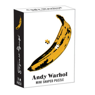 Carte Andy Warhol Mini Shaped Puzzle Banana Galison