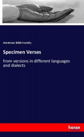 Knjiga Specimen Verses American Bible Society
