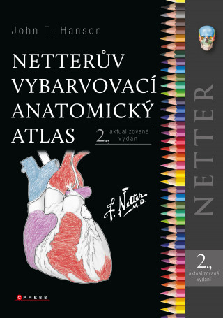 Kniha Netterův vybarvovací anatomický atlas John T. Hansen
