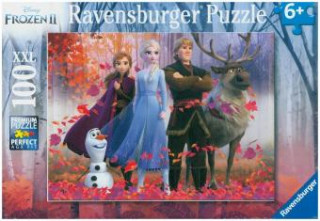 Játék Ravensburger Kinderpuzzle - 12867 Magie des Waldes - Disney Frozen-Puzzle für Kinder ab 6 Jahren, mit 100 Teilen im XXL-Format 