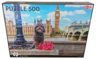 Játék Puzzle Dog in London 500 