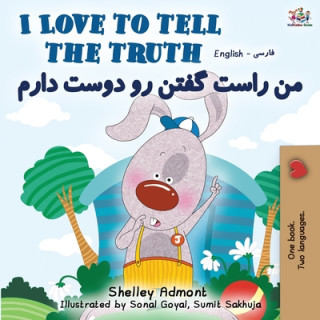 Kniha I Love to Tell the Truth (English Persian -Farsi Bilingual Book) Kidkiddos Books
