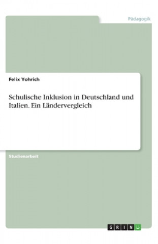 Buch Schulische Inklusion in Deutschland und Italien. Ein Ländervergleich 