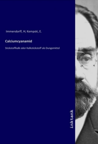 Knjiga Calciumcyanamid Immendorff