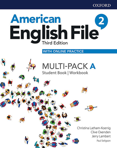 Книга American English File: Level 2: Student Book/Workbook Multi-Pack A with Online Practice 