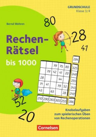 Kniha Klasse 3/4 - Rechen-Rätsel bis 1000 