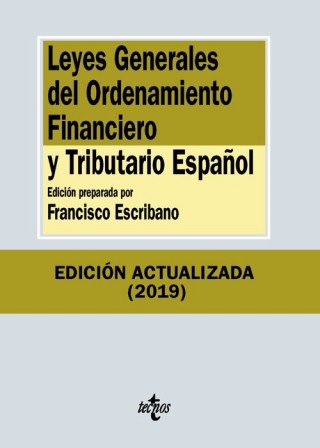 Carte LEYES GENERALES DEL ORDENAMIENTO FINANCIERO Y TRIBUTARIO ESPAÑOL 