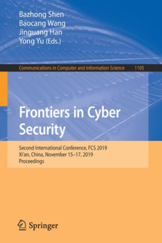 Книга Frontiers in Cyber Security Bazhong Shen