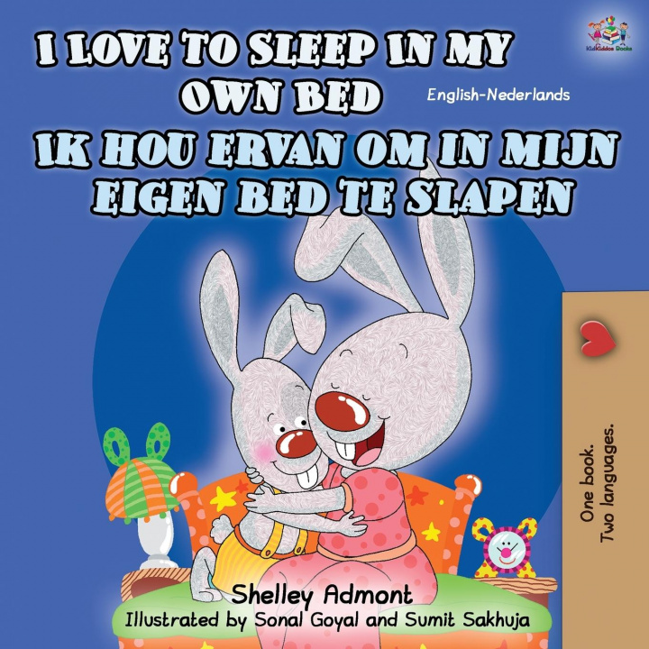 Könyv I Love to Sleep in My Own Bed Ik hou ervan om in mijn eigen bed te slapen Kidkiddos Books