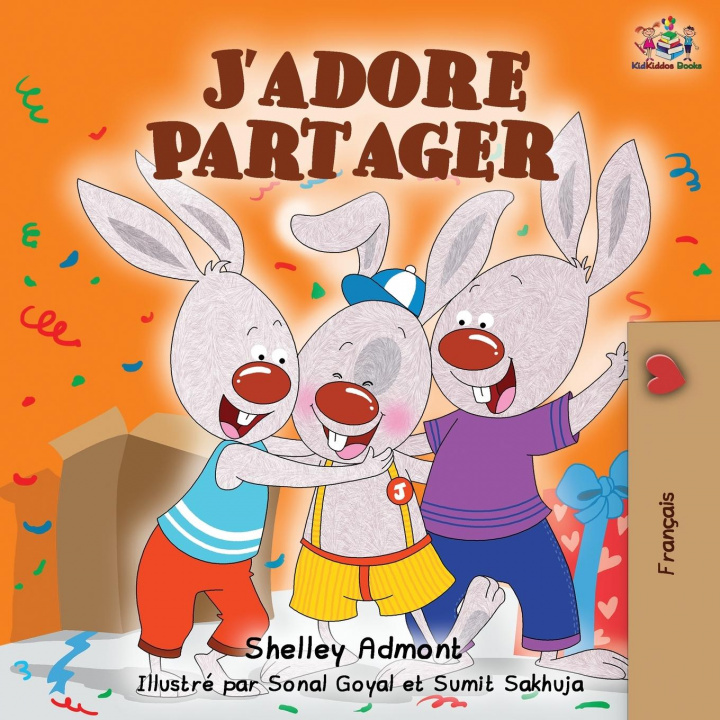 Boek J'adore Partager Kidkiddos Books