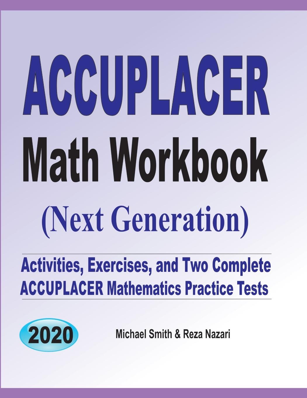 Könyv Accuplacer Math Workbook Reza Nazari