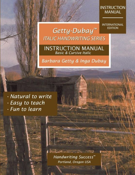 Könyv Getty-Dubay Italic Handwriting Series Inga Dubay