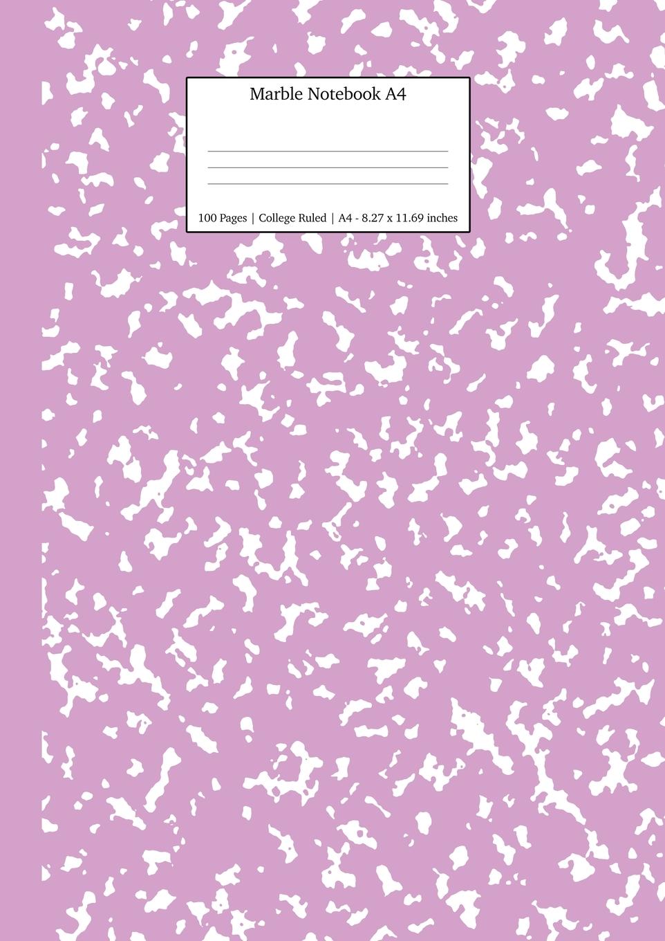 Knjiga Marble Notebook A4 Young Dreamers Press