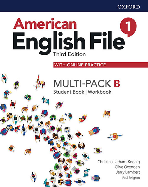 Książka American English File: Level 1: Student Book/Workbook Multi-Pack B with Online Practice 