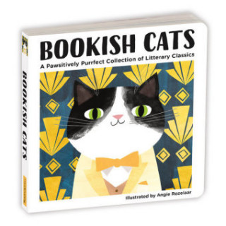 Kniha Bookish Cats Board Book Mudpuppy