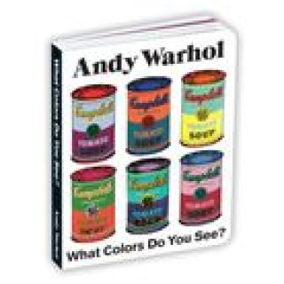 Книга Andy Warhol What Colors Do You See? Board Book Mudpuppy