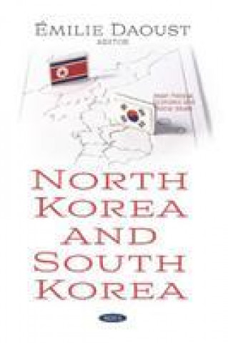 Carte North Korea and South Korea 