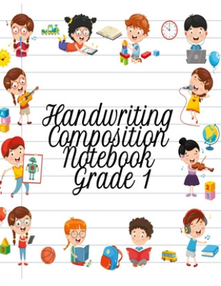 Knjiga Handwriting Composition Notebook Grade 1 DOTTY PAGE