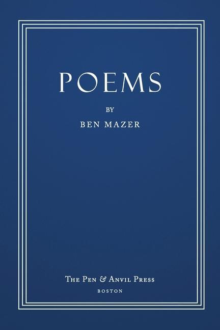 Knjiga Poems Ben Mazer