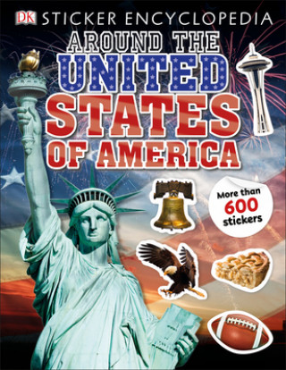Carte Sticker Encyclopedia Around the United States of America 