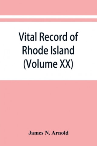 Kniha Vital record of Rhode Island 