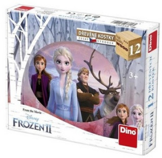 Gra/Zabawka Dřevěné kostky Frozen II 
