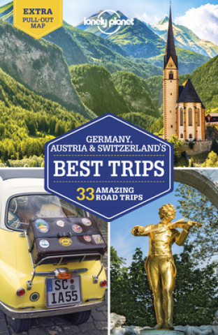 Carte Lonely Planet Germany, Austria & Switzerland's Best Trips 